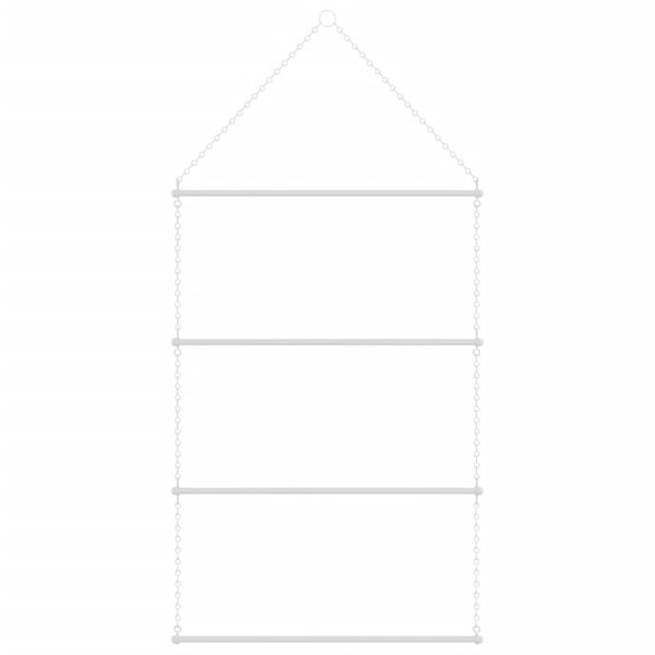 vidaXL Поставка за подложка за седло, сребриста, неръждаема стомана