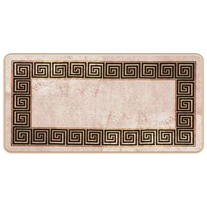 vidaXL Каса за килим MARSA Черен 50 x 100 cm Полиестер и PVC