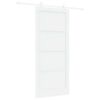 vidaXL Преплъзваща се врата ORKDAL Бяло 93 x 211 см