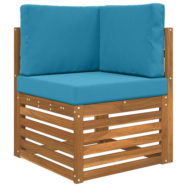 vidaXL Възглавница за диван на открито 3 pcs Кралско синьо Полиестер