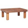 vidaXL Маса за кафе, 60x45x23 см, махагоново дърво масив