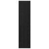 vidaXL Гардероб с рафт Черния дъб 100 x 50 x 200 cm Инженерно дърво