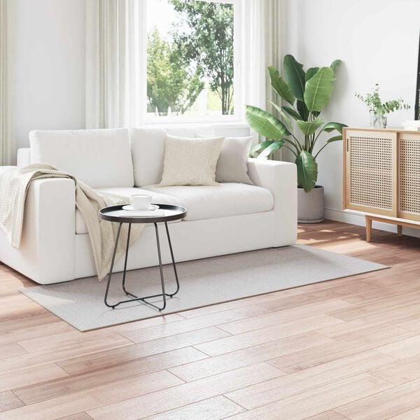 vidaXL Килими за помещение LUGO Кремав и сив 150 x 80 cm Полиестер