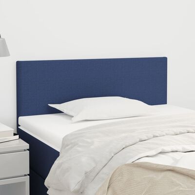 vidaXL Горна табла за легло, синя,100x5x78/88 см, плат