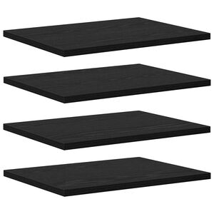 vidaXL Етажерка Борд 3 нива 4 бр. 40 x 30 x 1,5 cm Инженерна дървесина