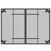 vidaXL Градинска маса антрацит 110x80x72 cм стомана мрежа