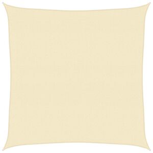 vidaXL Платно-сенник, 160 г/м&sup2;, кремаво, 4,5x4,5 м, HDPE