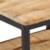 vidaXL Маса за кафе, 55x55x45 см, грубо мангово дърво масив