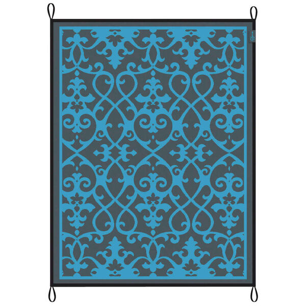 Bo-Camp Килим за открито Chill mat Oriental 2,7x3,5 м XL син