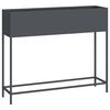 vidaXL Повдигната градинска саксия Антрацит 100 x 26 x 82 см Стомана
