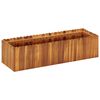 vidaXL Градинска повдигната леха, 100x30x25 см, акациево дърво масив