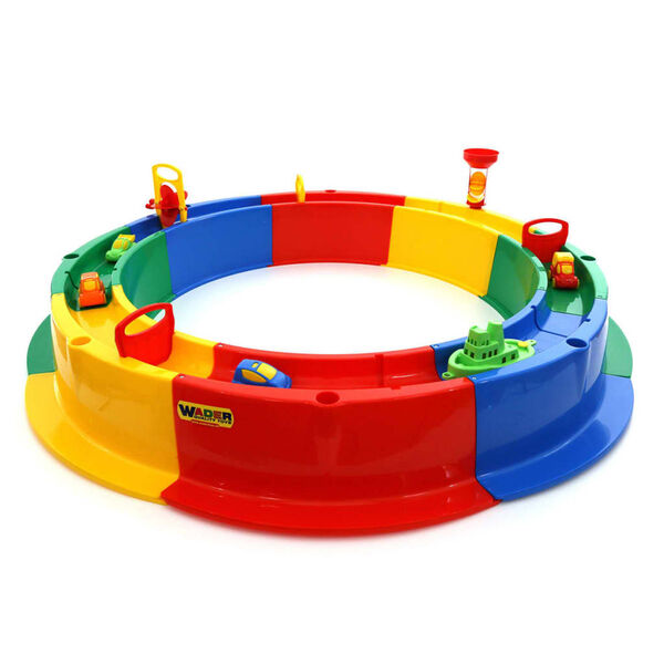 Polesie Wader Пясъчник с водна пътека 136x136x18 см 1450533