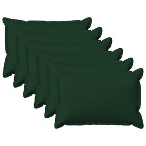 vidaXL Калъфка за възглавница 6 pcs HOUTEN Тъмнозелено 40 x 60 cm