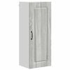 vidaXL Панел за миялна машина Kalmar Сив Сонома 40 x 31 x 100 см