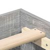 vidaXL Рамка за легло без матрак сив сонома 160x200 см инженерно дърво