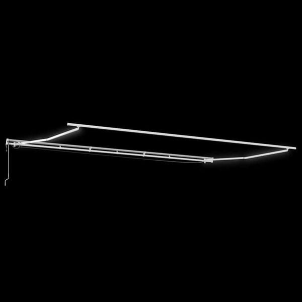 vidaXL Сгъваем навес Червено 600 &times; 300 cm Полиестер и метал