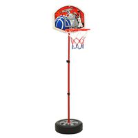 vidaXL Детски комплект за баскетбол, регулируем, 120 см