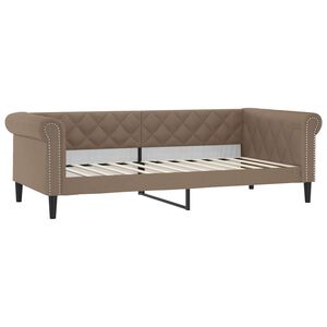 vidaXL Кушетка, капучино, 80x200 см, изкуствена кожа