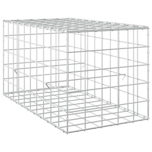 vidaXL Габион с 3,5 мм тел и мрежа 10x10 см 50x100x50 см