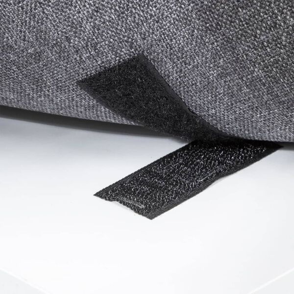 HI Етажерка за обувки с възглавница 103,5x29x48 см бяла