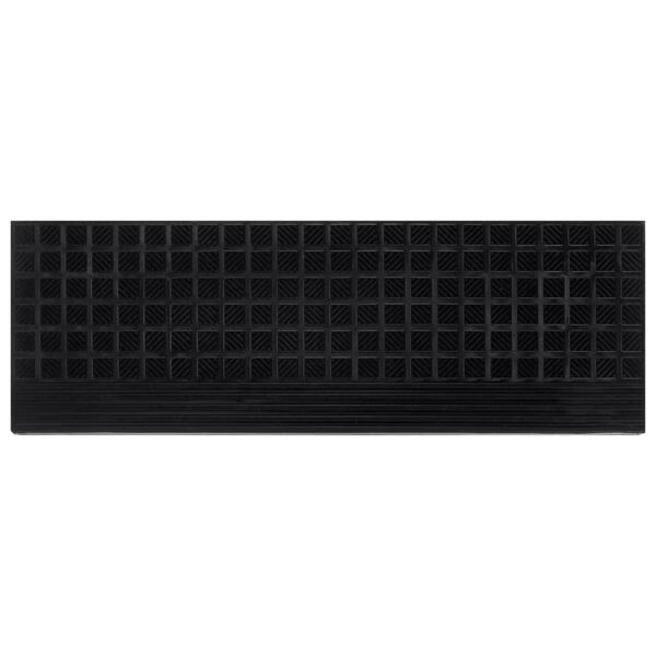 vidaXL Постелки за стъпала 10 бр 25x75 см гума