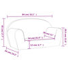vidaXL Детско диванче 2-местно, розово, мек плюш