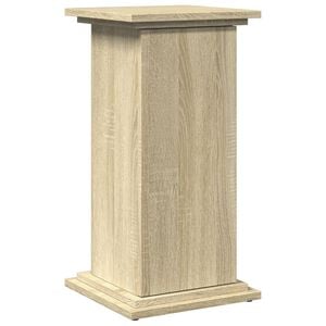 vidaXL Стойка за витрини със съхранение 31x30x60 см инженерно дърво