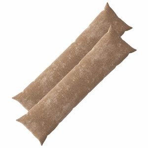 vidaXL Калъфка за възглавница 2 бр. HEERLEN Кафяво 40 x 145 см
