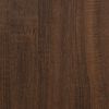 vidaXL Бюро с рафтове, кафяв дъб, 102x45x148 см, инженерно дърво