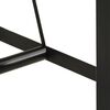 vidaXL Бар маса 150x70x107 см масивно регенерирано дърво и желязо