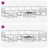 vidaXL Комплект дивани за открито 8 pcs Натурален и Антрацит
