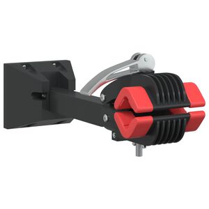 vidaXL Стойка за ремонт на велосипеди, стенна, сгъваема, стомана