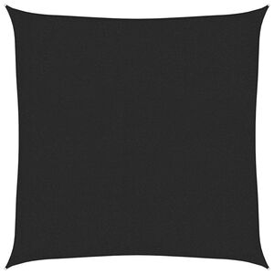 vidaXL Платно-сенник, 160 г/м&sup2;, черно, 2x2 м, HDPE