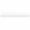 vidaXL Окачен стенен рафт, бял, 40x23x3,8 см, МДФ