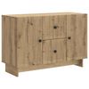 vidaXL Служебен шкаф Дъб артизан 89 x 34,5 x 60 см Инженерна дървесина