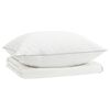 vidaXL Долен комплект 90% гъши пух FULDA 2 pcs 135 x 200 cm Лято Бяло