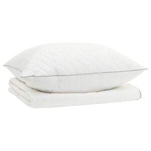vidaXL Долен комплект 90% гъши пух FULDA 2 pcs 135 x 200 cm Лято Бяло