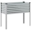 vidaXL Градинска саксия 100x45x90 см, поцинкована стомана