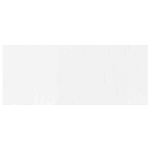 vidaXL Преграда за стая, бял, 165x400 см, бамбук