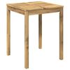 vidaXL Маса за вечеря в градината Бяло 60 x 60,5 x 75 см