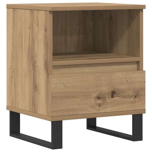 vidaXL Нощно шкафче Artisan Oak 40x35x50 cm Инженерна дървесина