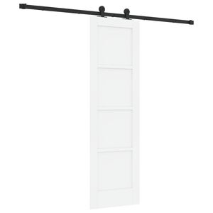 vidaXL Преплъзваща се врата ORKDAL 61 x 198,5 cm Инженерна дървесина