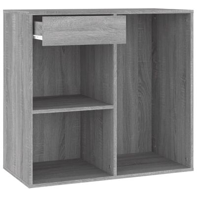 vidaXL Козметичен шкаф, Сив сонома, 80x40x75 см, инженерно дърво
