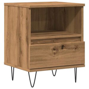 vidaXL Нощно шкафче Artisan Oak 40x35x50 cm Инженерна дървесина