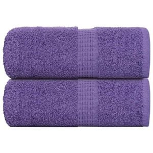 vidaXL Кърпи за пране FROGN 2 бр. лилави 30x30 см 360 г/м&sup2;