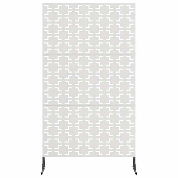 vidaXL Екран за уединение Сив 100 x 50 x 180 см Стомана