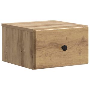 vidaXL Спален шкаф с монтаж на стена Дъб артизан 34,5 x 33 x 20 см