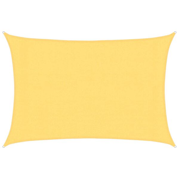 vidaXL Платно-сенник, 160 г/м², бежово, 3x4,5 м, HDPE