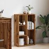 vidaXL Библиотека, старо дърво, 50x25x80 см, инженерно дърво