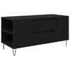vidaXL Масичка за кафе Черния дъб 102 x 44,5 x 50 см Инженерно дърво